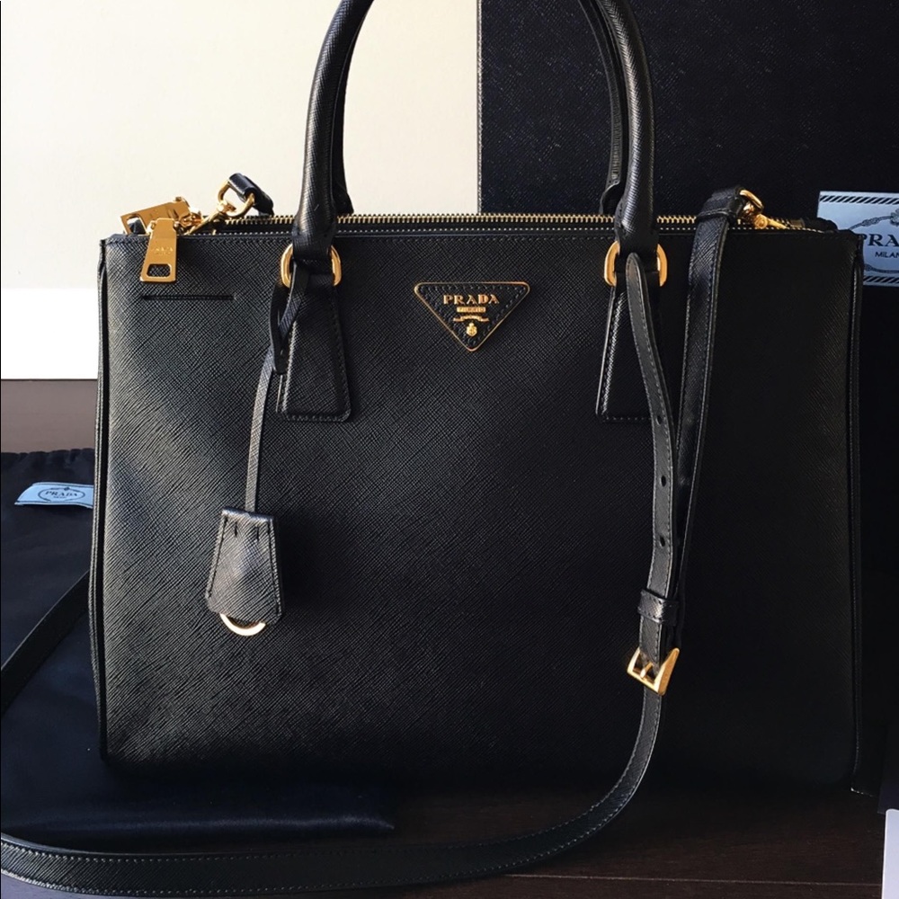 Prada Medium Saffiano Leather Galleria Bag